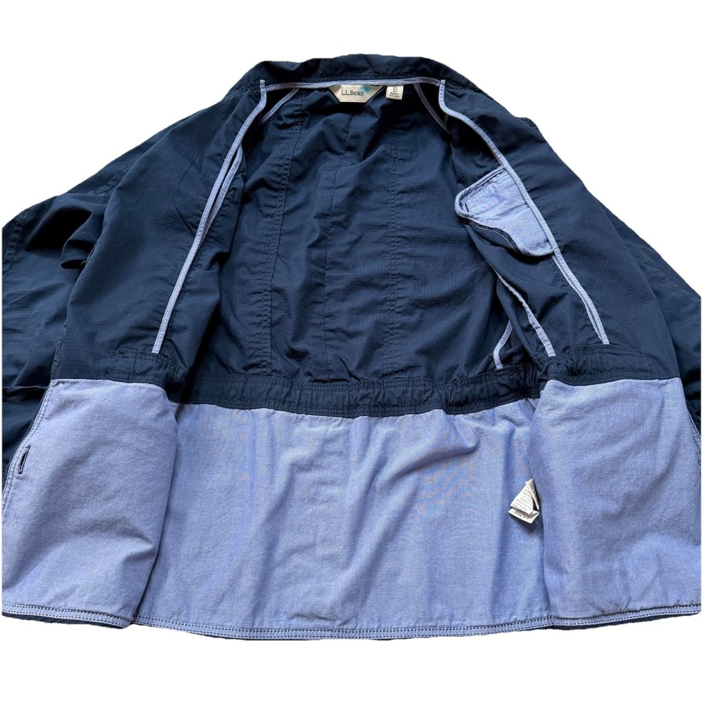 L.L. Bean BeanFlex Utility Outdoor Jacket- Women's XS Navy Drawcord Waist/Cotton - Picture 9 of 16